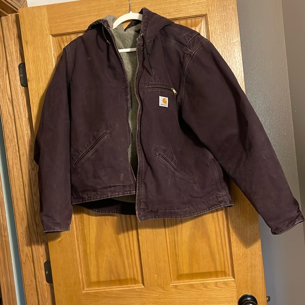 Purple Carhartt Womens Coat